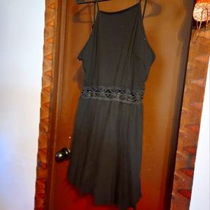NWOT Black High Neck Romper